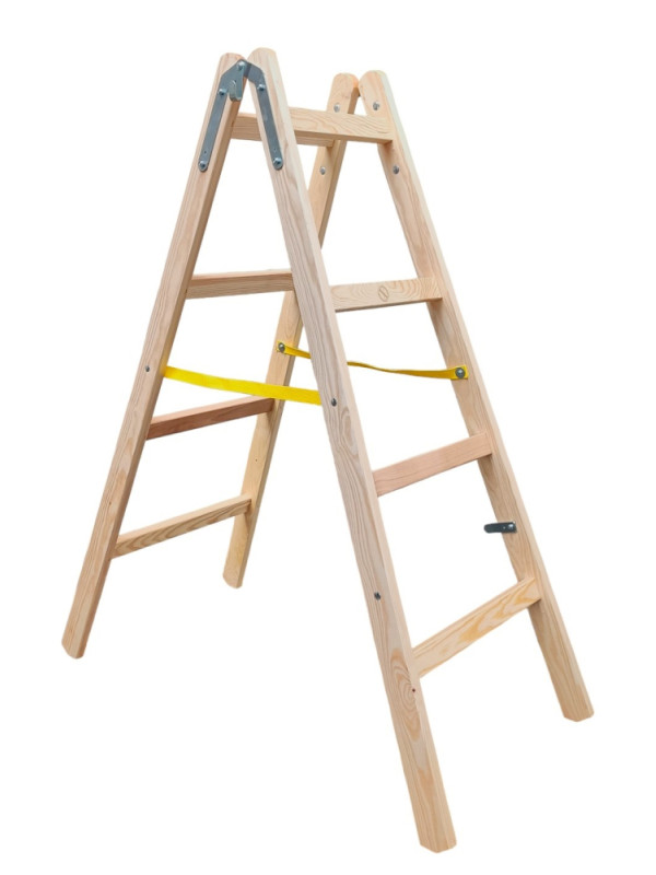 2904 Drevený rebrík dvojdielny /ŠTAFLE /PREMIUM/ PROFI
