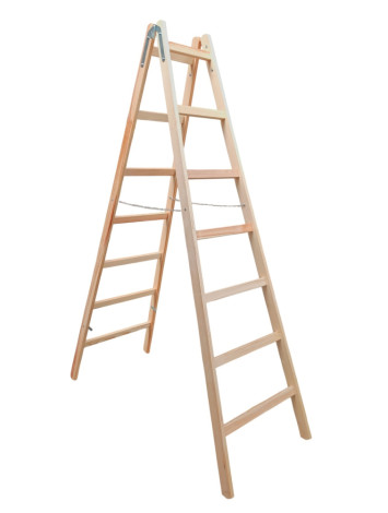 2907 Drevený rebrík dvojdielny /ŠTAFLE /PREMIUM/ PROFI