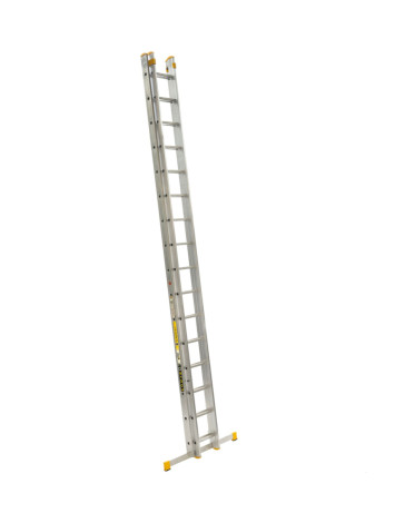 Hliníkový rebrík dvojdielny výsuvný 8216* PROFI PLUS