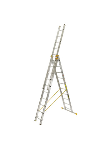 Hliníkový rebrík trojdielny univerzálny 8610 PROFI PLUS