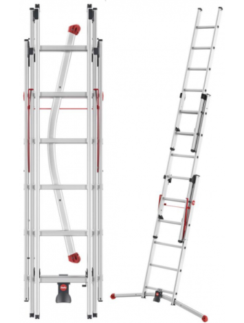Rebrík viacúčelový trojdielny S100 ProfiLOT 9312-507